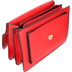 Gallantry, Handtasche, Rote Metallic-Kettenhandtasche