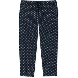 SCHIESSER Mix + Relax Schlafhose Gestreift Dunkelblau 44
