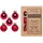 inges magic & goodz Magic | Goodz 25 Weihnachtskugeln 2cm Glas Christbaumkugeln Weihnachtsbaumkugeln weinrot