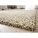Steffensmeier Ragolle Twilight Hochflor Teppich Shaggy, weich & elastisch, moderner Wohnzimmer Teppich, Creme meliert 2211, 80x150 cm