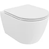Mexen Carmen WC-Schüssel mit WC-Sitz Weiß glänzend