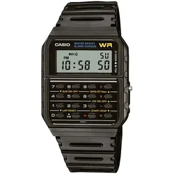 Chronograph CASIO VINTAGE Armbanduhren schwarz Damen Quarzuhr, Armbanduhr, Damen, Herren, retro, Taschenrechner, digital