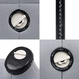 vidaXL Schneiderpuppe Verstellbar Weiblich Grau S Größe 33-40