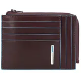 Piquadro Blue Square Kreditkartenetui RFID Leder 12 cm rot