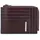 Piquadro Blue Square Kreditkartenetui RFID Leder 12 cm rot