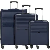 d & n Travel Line 4000 Koffer-Set 3-tlg. blau