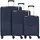 d & n Travel Line 4000 Koffer-Set 3-tlg. blau