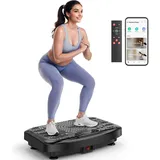Vibrationsplatte 220kg 199 Stufen 200W Motor Bluetooth App LED Zuhause