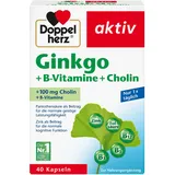 Doppelherz Ginkgo + B-Vitamine + Cholin Kapseln 40 St.