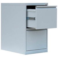 Lüllmann Hängeregistraturschrank lichtgrau 2 Schubladen 40,0 x 62,0 x