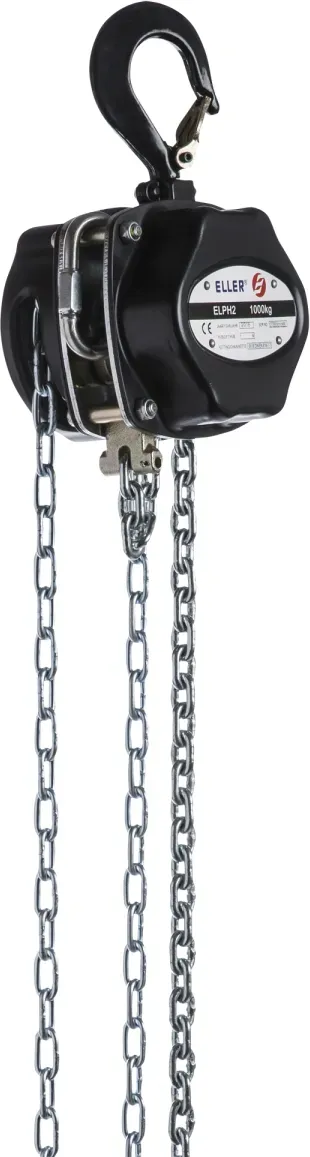 Eller PH2 Manual Chain Hoist 250 kg Hubhöhe 10 m - Keine Überladungsschutz