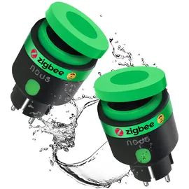 l-trade group sp.z o.o Smart-Home-Steckdose IP44 Schwarz 2 St.