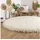 Steffensmeier Flokati 3000 Teppich Natur | original griechischer Hirtenteppich Hochflor | 100% Schurwolle aus Neuseeland, Größe: 110 cm rund