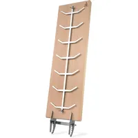 Bargen Flammlachsbrett 55 X 18 Cm - Flammlachsbretter Mit Edelstahl-Halterung -