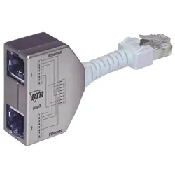 METZ CONNECT Cable Sharing Adapter pnp3, Ethernet/Ethernet, 2 St.