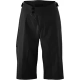 Gonso Damen Nomesino Radhose kurz (Größe M, schwarz)