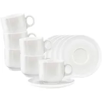 SELTMANN WEIDEN Cappuccinotasse 0,3 l Weiß 6 St.