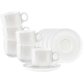 SELTMANN WEIDEN Cappuccinotasse 0,3 l Weiß 6 St.