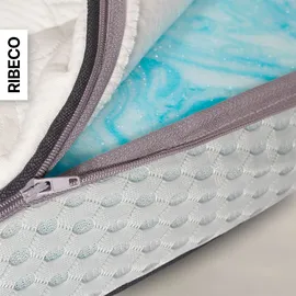 RIBECO Topper Aaron 90 x 200 cm weiß
