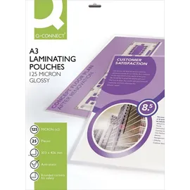 Q-Connect KF04128 Heißlaminier-Folientasche, A3,