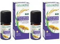 Naturactive Hélichryse italienne Huile essentielle BIO 2x5 ml