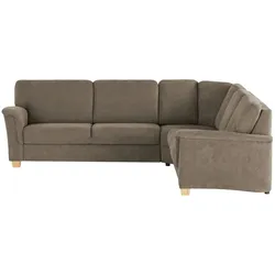 smart Ecksofa  Valencia ¦ braun ¦ Maße (cm): B: 272 H: 90 T: 242.0