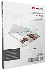 Monolith Laminierfolien DIN A4 Glasklar 80 (2 x 80 Mikron) Transparent 100 Hüllen