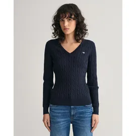 GANT Zopfstrickpullover Blau L
