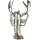 Gilde Figur, Wandobjekt Lobster silberfarben - (H) 41,5 cm | Gr.: onesize