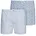 Boxershorts Weiß/Blau M