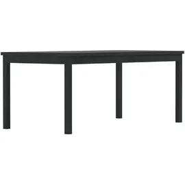 VCM Kenya Gartentisch 90 x 180 x 75 cm Schwarz
