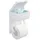 Maximex Toilettenpapierhalter 2 in 1 mit Ablage, aus Kunststoff, inkl. Montagematerial, 16 x 20 x 11 cm