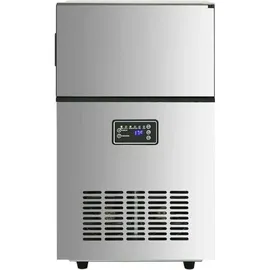 vidaXL Eiswürfelmaschine Silbern 45 kg / 24 h