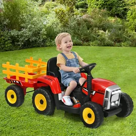 Costway Elektrotraktor 12V 3-Gang rot (nicht verfügbar)