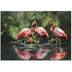 Signes Grimalt  Gemälde, Leinwände Flamingos Malen  in Rosa, Einheitsgrösse