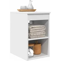 vidaXL Badezimmerschrank Inzwischen Weiß 30 x 44,5 x 50 cm