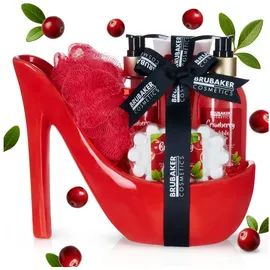 Brubaker Cranberry Geschenkset Dusch- und Badeset 6-teilig