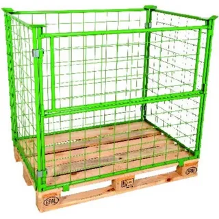 e. s. b. Gitteraufsatzrahmen 100cm blau verz. 10x10