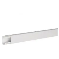 tehalit Leitungsführungskanal PVC witterungsbeständig/UV-stabil  20x35 mm, Länge 2m, verkehrsweiß