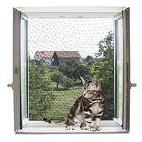 Kerbl Katzenschutznetz 4x3 m, transparent