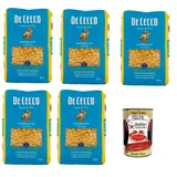De Cecco Farfalline N.95, 100% Italienisch Pasta Nudeln 5x 500g+Polpa 400g