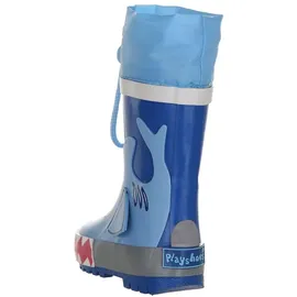 Playshoes Hai Gummistiefel Blau 32