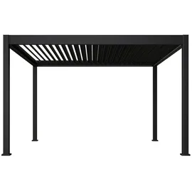 Weide E-Deluxe 3 x 4 m inkl. 4 Seitenteile Anthrazit/Schwarz