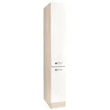 OPTIFIT Apothekerschrank Faro, 2 Auszüge, Metallgriffe, Breite 30 cm weiß