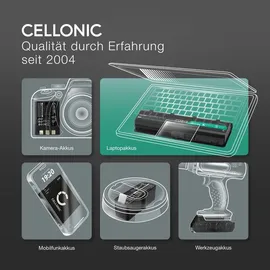 Cellonic Akku für Rasierer & Haarschneider Schwarz 2000mAh