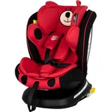 Tweety Plus DELUXE RedBear Kindersitz mit 360 Grad drehbarem Isofix-System-BUF BOOF 0, 36 kg - Rot