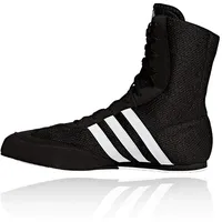 adidas Men's Box Hog 2 Boxing Shoes, Black/White/Black, Size 8 US - 41 1/3 EU
