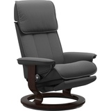 Stressless Stressless® Relaxsessel »Admiral«, verstellbar, optional 2-motorisch, Größe M & L, Gestell Braun, grau