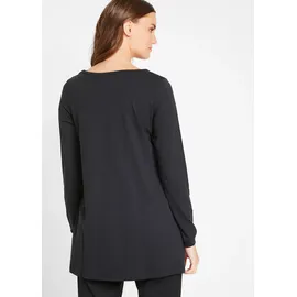 bonprix Longshirt Schwarz L