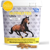 NutriLabs Nutrilytes® Ultra Pellets für Pferde 3 kg - mit Elektrolyte, Phosphor, Zink, Eisen, Kupfer u.v.m. - Pferd-Nahrungsergänzung - Spurenelemente Pferd - Elektrolyte Pferd